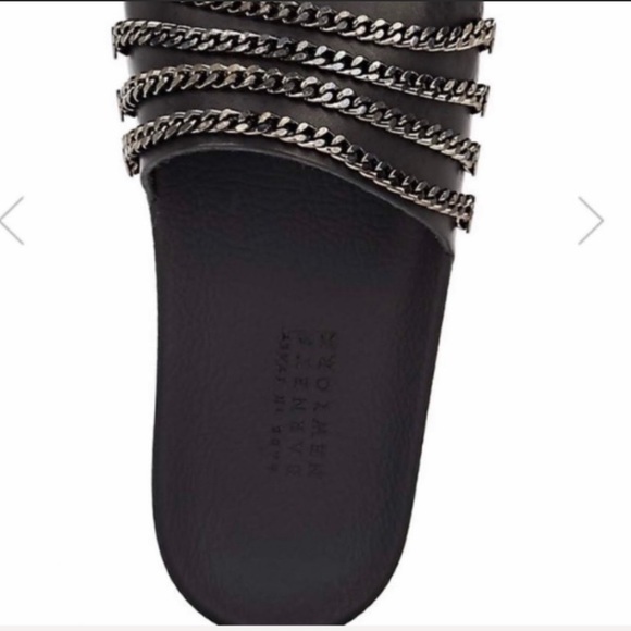 🌟🌟Barney’s ❤️New York Moto Cool Edgy Slides (8) - Picture 6 of 9